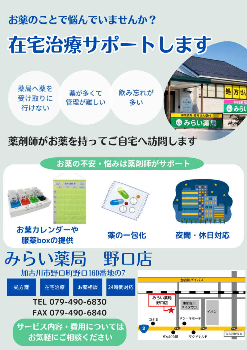 在宅訪問チラシ